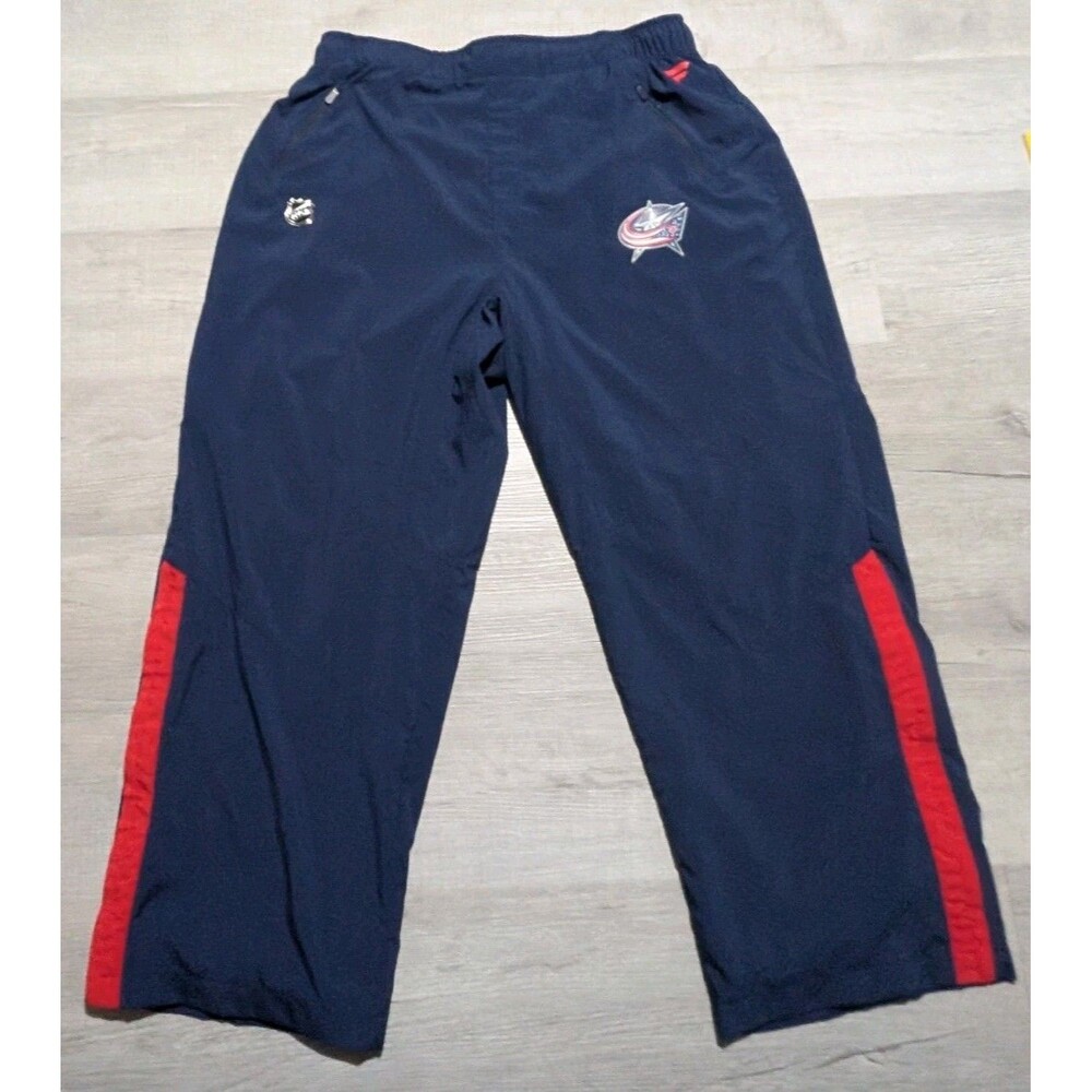 Columbus Blue Jackets Pants Mens Sz 2XL Navy NHL Hockey Fanatics Authentic Pro